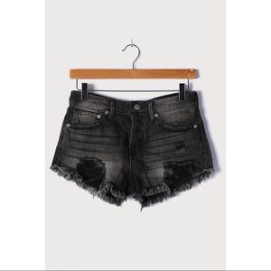 Free People Black Shorts